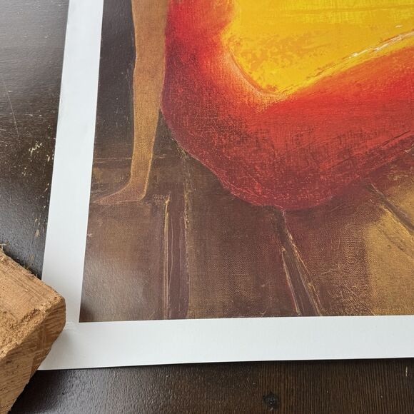 Emile Belet Seriolithograph Poster D’or Et De Reve 29”x24” Cardboard Signed - Picture 5 of 7